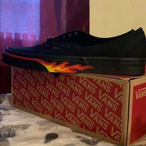 Vans authentic flames